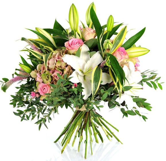 Bouquet de fleurs "Goldwin" bouquet livraison lys livrer roses fleuriste envoyer